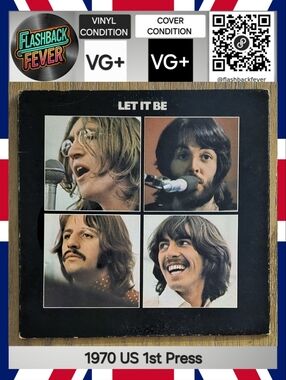 BEATLES•Let It Be•May 18, 1970 US (#AR 34001) Winchester, 1st Press